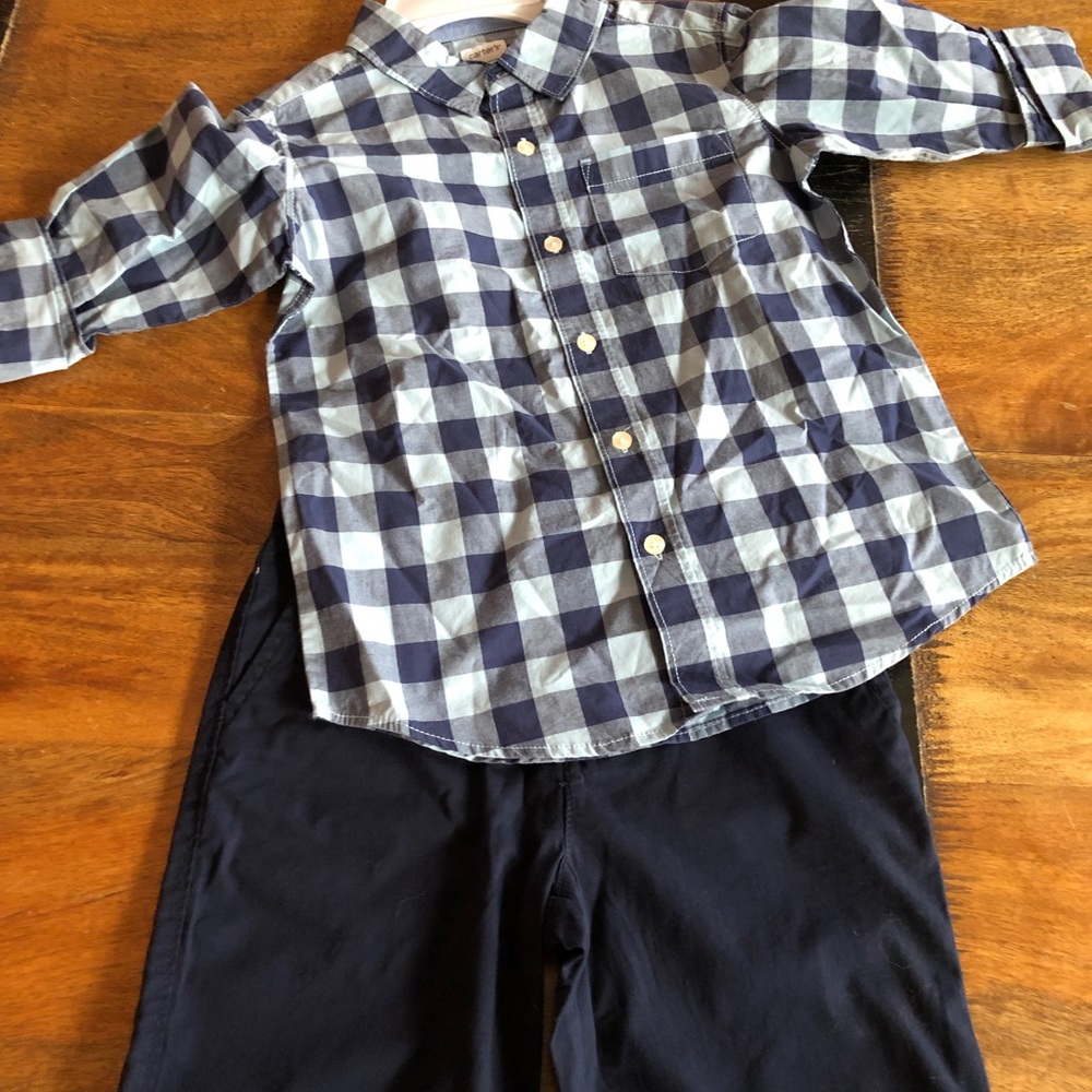 Boys size8 shirt and short set.